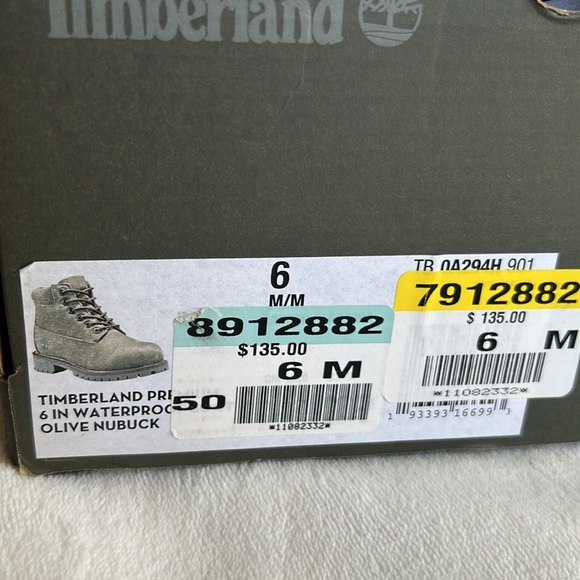 NWT in original box Timverlands leather boots - Picture 6 of 6